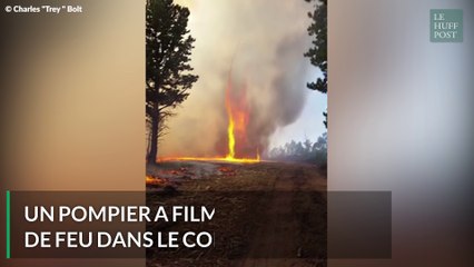 Une incroyable tornade de feu a jailli d'un incendie dans le Colorado