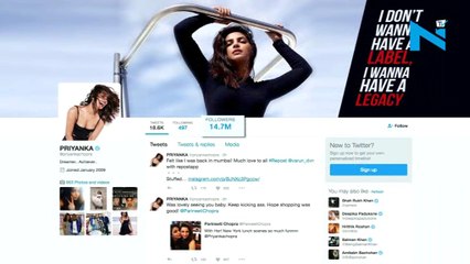 Priyanka becomes first Indian celeb to go live from Twitter headquarters