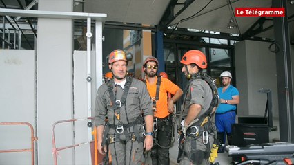 Brest. Un premier aller-retour pour le téléphérique