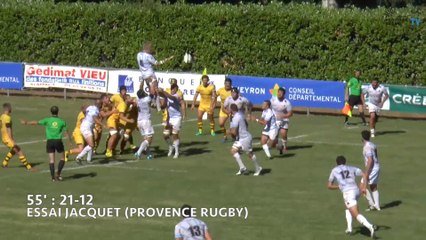 Résumé Provence Rugby / Carcassonne (préparation)