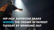 Drake brings out 'greatest rapper' Eminem to raucous ovation at Detroit concert