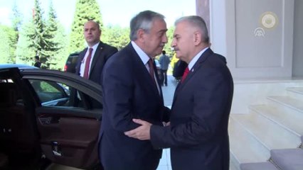 Başbakan Yıldırım, KKTC Cumhurbaşkanı Mustafa Akıncı ile Görüştü