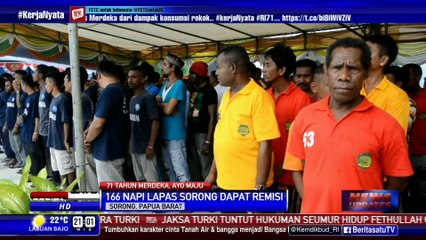 166 Napi di Lapas Sorong Dapat Remisi