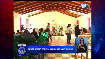 Padre murió por salvar la vida de su hijo