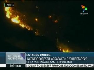 EE.UU.: más de 80 mil evacuados por voraz incendio en San Bernardino