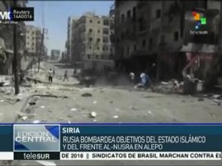 Rusia bombardea objetivos del Daesh en Siria