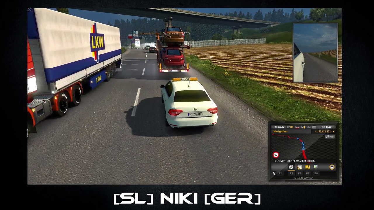 Blocking while overtaking | ETS2MP Report