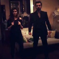 Mahira Khan Kicking With Hamza Ali Abbasi - [EntertainmentOfficial]
