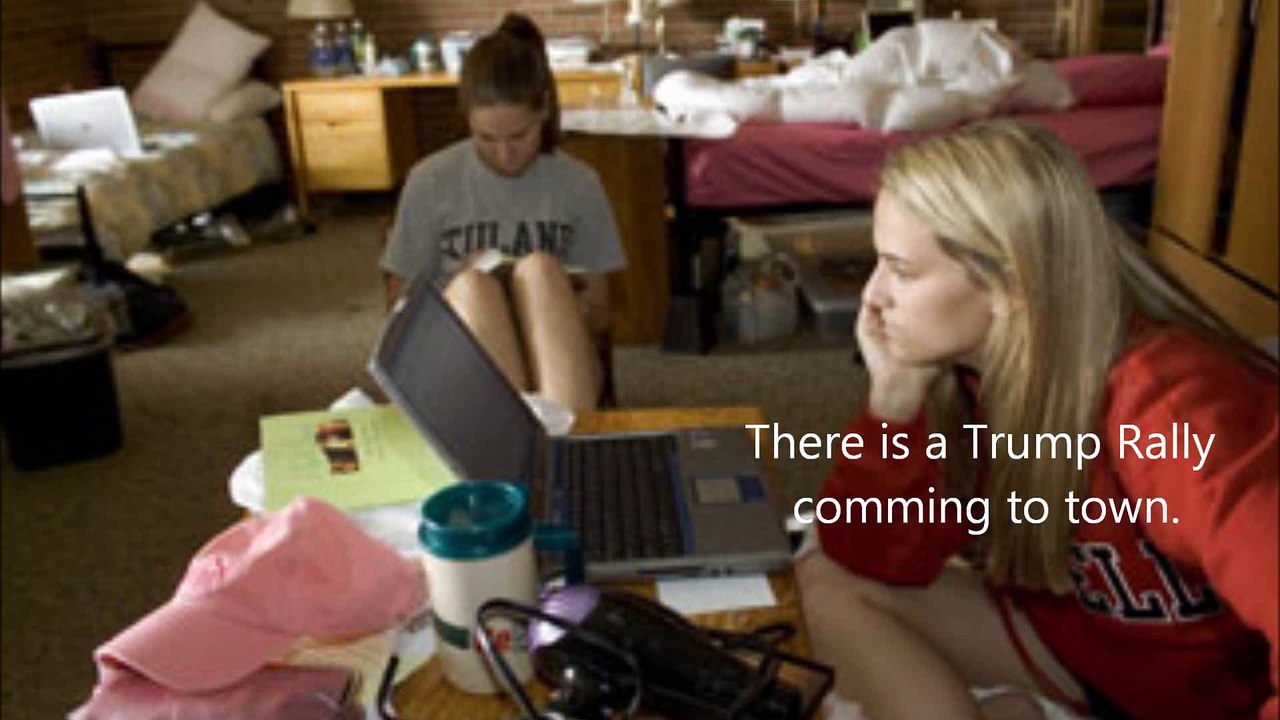 College gives extra credit for heckling Trump