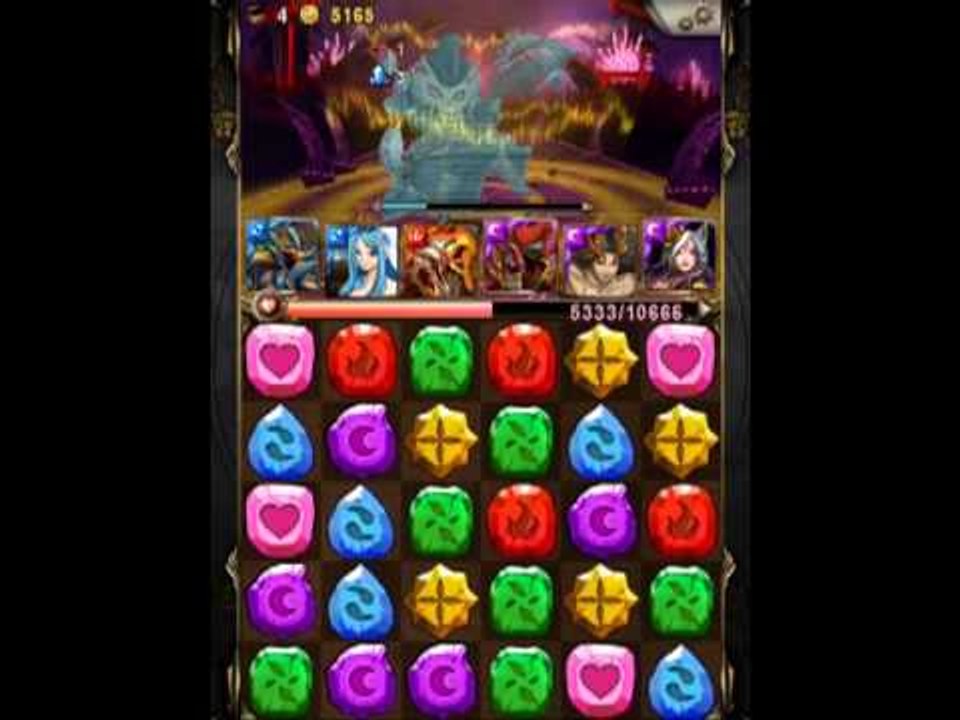 神魔之塔 - 根性隊配呂布暗遊妲已打超級貓公爵『傭兵的戰場。暗』