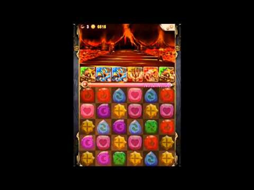 神魔之塔 - 冰封了的雙木遊俠隊打「火機龍之傳說」EXTRA (無人聲版)