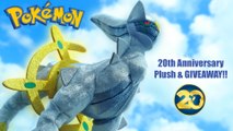 Pokémon 20th Anniversary Arceus Plush & Code GIVEAWAY! | The God of Pokémon