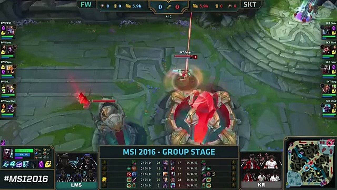 FW vs SKT - MSI 2016 (Mid-Season Invitational) - Flash Wolves vs SK Telecom T1_4