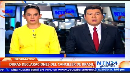 Canciller de Brasil considera que de realizarse el revocatorio el próximo año en Venezuela sería una "farsa completa"