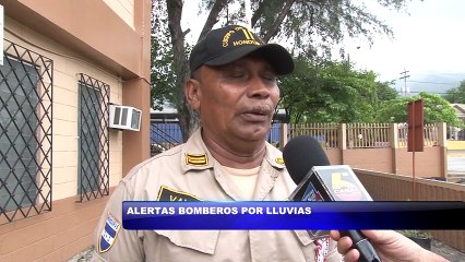 Bomberos en alerta por lluvias