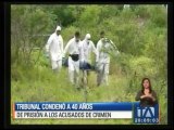 40 años de cárcel para autores de la muerte de turistas argentinas en Montañita