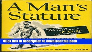 [Popular Books] Man s Stature Free Online