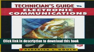 [Popular Books] Technician s Guide to Electronic Communications Free Online