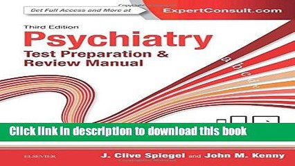 [Download] Psychiatry Test Preparation and Review Manual, 3e Paperback Free