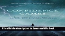 [Popular] Confidence Games: Lawyers, Accountants, and the Tax Shelter Industry (MIT Press) Kindle