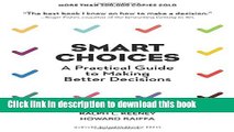 [Download] Smart Choices: A Practical Guide to Making Better Decisions Kindle Online