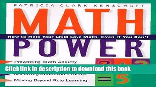 [Download] Math Power: How To Help Your Child Love Math, Even If You Don t Kindle Collection