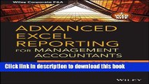 [Popular] Advanced Excel Reporting for Management Accountants Kindle Collection