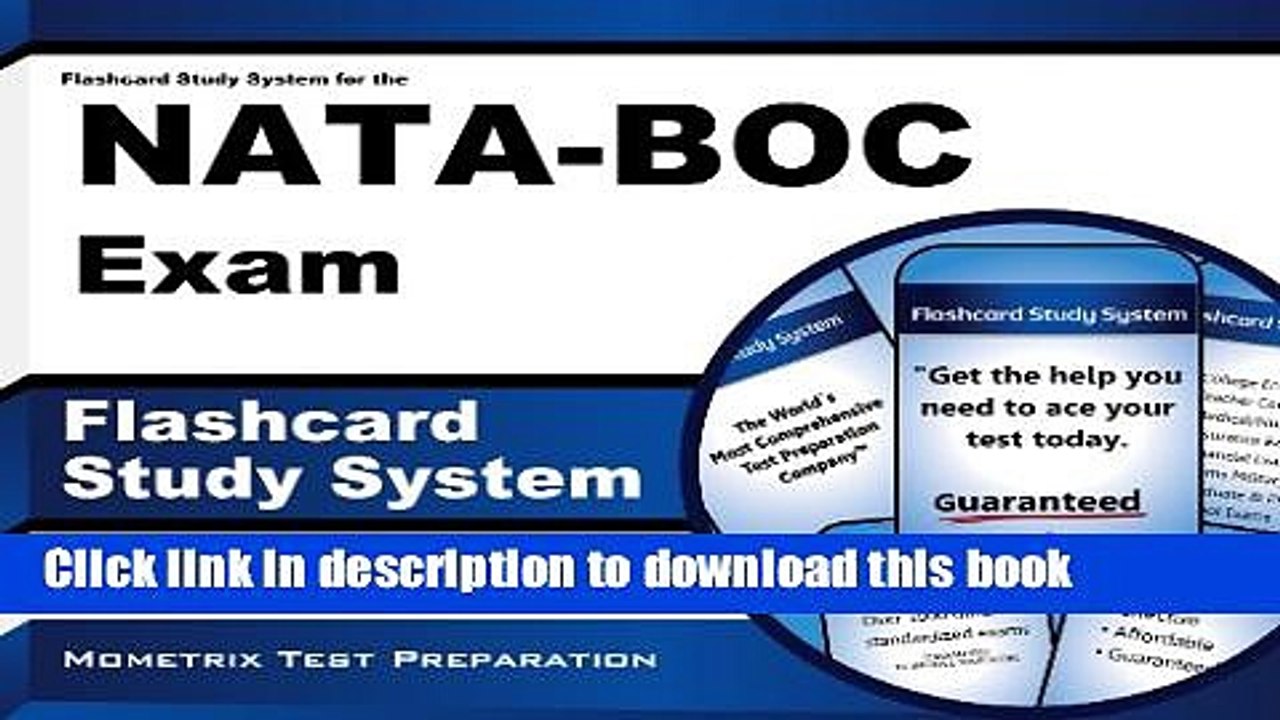 [Download] Flashcard Study System for the NATA-BOC Exam: NATA-BOC Test Practice Questions   Review