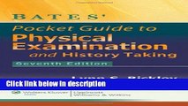 Books Bates  Pocket Guide to Physical Examination and History Taking Full Online