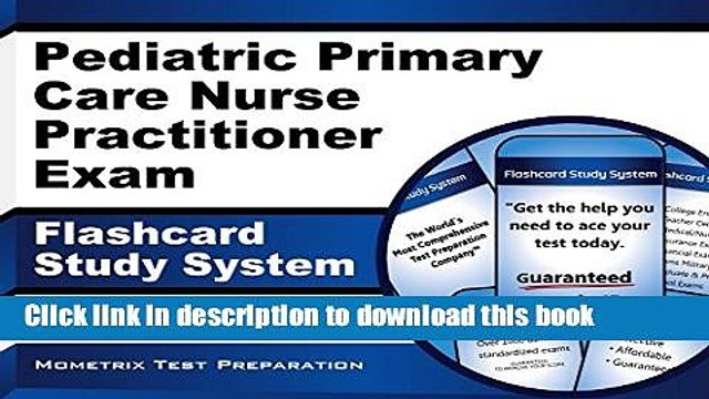[Download] Pediatric Primary Care Nurse Practitioner Exam Flashcard Study System: NP Test Practice