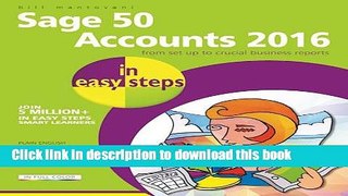[Popular] Sage 50 Accounts 2016 in easy steps Paperback Online
