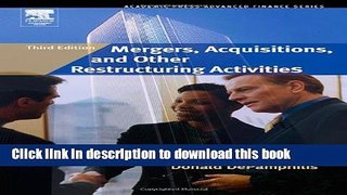 [Popular] Mergers, Acquisitions, and Other Restructuring Activities Hardcover Collection