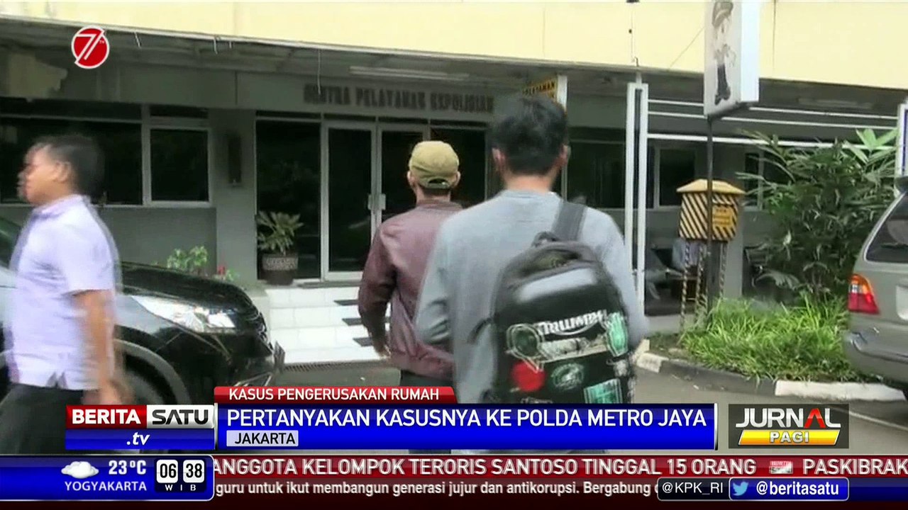 Korban Pengerusakan Rumah Laporkan Kasus ke Polda Metro Jaya