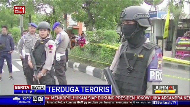 Densus Tangkap Terduga Teroris Terkait Bom Solo