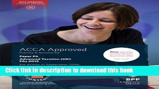 [Popular] ACCA P6 Advanced Taxation FA2015: Practice and Revision Kit Hardcover Online