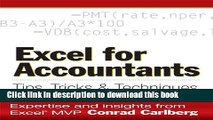 [Popular] Excel for Accountants: Tips, Tricks   Techniques: Tips, Tricks, and Techniques Paperback