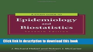 [Popular] Study Guide To Epidemiology And Biostatistics Hardcover Collection