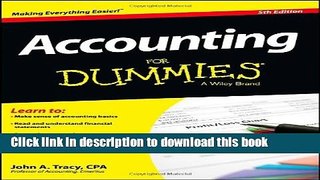 [Popular] Accounting For Dummies Kindle Free