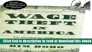 Wage Theft in America: Why Millions of Working Americans Are Not Getting Paidâ€”And What We Can Do