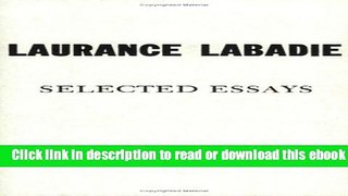Selected Essays of Laurance Labadie For Free