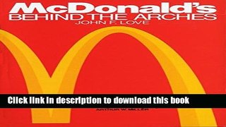 [Popular] McDonald s: Behind The Arches Paperback Free