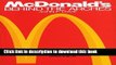 [Popular] McDonald s: Behind The Arches Paperback Free