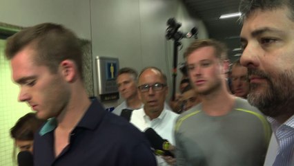 Deux nageurs américains interpellés à l'aéroport de Rio