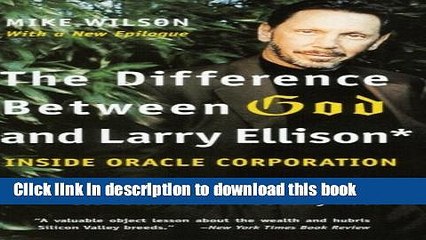 Download Video: [Popular] The Difference Between God and Larry Ellison: *God Doesn t Think He s Larry Ellison