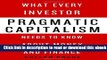 Pragmatic Capitalism: What Every Investor Needs to Know About Money and Finance For Free