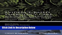 Ebook Evidence-Based Emergency Care: Diagnostic Testing and Clinical Decision Rules Free Online