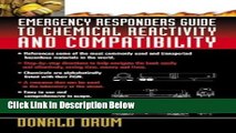 Books Emergency Responders Guide to Chemical Reactivity and Compatibility Free Online