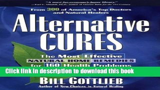 [Popular Books] Alternative Cures Free Online
