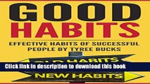 [Popular] Good Habits: Effective Habits of Successful People (Personal Transformation,