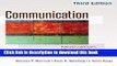[Popular] Communication: Motivation, Knowledge, Skills / 3rd Edition Hardcover Collection